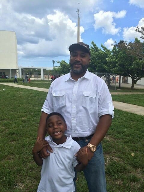 Jahlani and his dather Keith Ware Jahlani and his dather Keith Ware